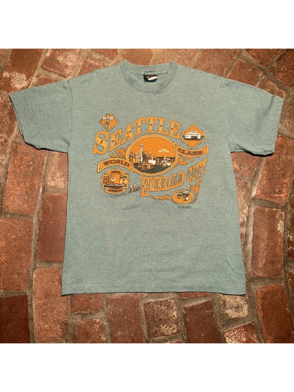 VTG Signal Sport 95’ Seattle The Emerald City Shirt Size L